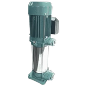 Varan HMC 145-8SV Dikey Kademeli Paslanmaz Santrifüj Pompa 3,3 HP / 2.5 kW, Trifaze 380 V, 103 Mss, 8 m3/h thumbnail 1