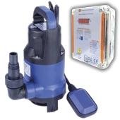 Varan QDP 750AW KORUMA PANOLU Plastik Pis Su Drenaj Dalgıç Pompa 1 HP/ 0.75 kW, Monofaze 220 V, 9 Mss - 1