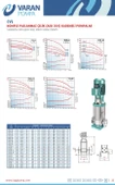 Varan CVL 10-9 İn-line Kademeli Paslanmaz Santrifüj Pompa 4 HP / 3 kW, Trifaze 380 V, 93 Mss, 14 m3/h - 4