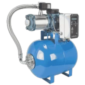 Varan BM4-9x6 HID/50 LT Tanklı Yatay Kademeli Hidrofor 2 HP / 1.5 kW, Monofaze 220 V, 43 - 67 Mss - 4