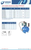 Varan CMI10-5 HID/100 LT Paslanmaz Kademeli Hidrofor 4 HP / 3 kW, Trifaze 380 V, 63 - 76 Mss - 3