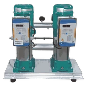 Varan HMC90x2 HID Paslanmaz Çift Pompalı Hidrofor 2.2 HP / 1.6 kW, Trifaze 380 V, 93 Mss, 10 m3/h thumbnail 1