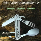 Kamp Çatal&Kaşık&Bıçak Tirbüşon Set - Grand Harvest - GHKS002 thumbnail 5