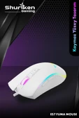 Shuriken ES7 FUMA RGB Gaming Makrolu Oyuncu Mouse - 4800DPI - 1