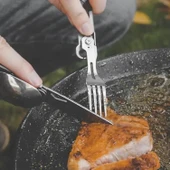 Kamp Çatal&Kaşık&Bıçak Tirbüşon Set - Grand Harvest - GHKS002 thumbnail 7