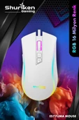 Shuriken ES7 FUMA RGB Gaming Makrolu Oyuncu Mouse - 4800DPI - 4