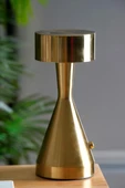 Acar Dekoratif Gold Metal Masa Lambası - 22 cm ACR-490 - 1