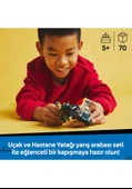 Lego City Uçak Hastane Yatağına Karşı Yarış Araba 60459 Lisanslı Ürün - 3