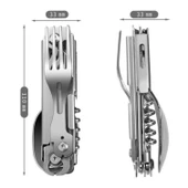 Kamp Çatal&Kaşık&Bıçak Tirbüşon Set - Grand Harvest - GHKS002 thumbnail 2