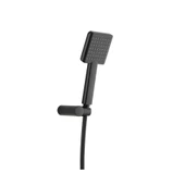 Tema Tetra Mafsallı Askılı Banyo Duş Takımı Seti Mat Siyah - 1