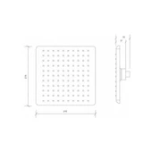 Tema Tetra Ankastre Duş Seti 3 Yollu Krom - 4