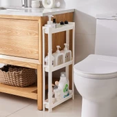 Dar Boşluklu Saklama Rafı - 13.5cm - 7 Katlı (1 Kısa 4 Uzun 1 Uzun Çubuklu) - 9