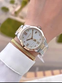 U.S.POLO ASSN Çelik Kordon 5 Atm Suya Dayanıklı Kadın Kol Saati+Bileklik Hediyeli USPA.2059.B03 - 2