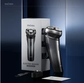 Enchen Blackstone Max Siyah Çift Yönlü Kavisli Bıçaklı Şarjlı Islak-Kuru Tıraş Makinesi thumbnail 1