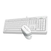 A4 Tech F1010 Klavye Mouse Seti, Beyaz - 2