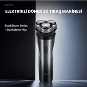 Enchen Blackstone Max Siyah Çift Yönlü Kavisli Bıçaklı Şarjlı Islak-Kuru Tıraş Makinesi thumbnail 2