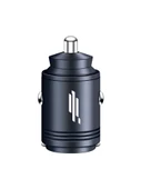 Oto Şarj Aleti - 200W Süper Hızlı Şarj - Asil Siyah + Üçü Bir Arada Data Kablosu - 6