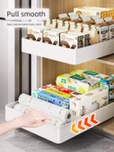 Çift Katmanlı Çekmeceli Mutfak Dolabı Rafı - 53cm Derinlik - 20cm Genişlik - 2