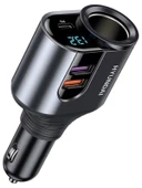 66W Hızlı Şarj Araç Şarj Cihazı - C30 66W Flash Şarj Gümüş - 6