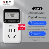Elektrikli Araç Şarj Zamanlayıcı - 10A Dijital Zamanlama Günlük ve Haftalık Döngü Otomatik Kapanma D-1 - 1