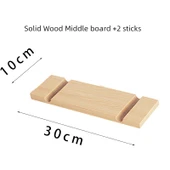 Ahşap Pegboard Orta Panel - 10*30cm (2 Çubuk Dahil) - 1