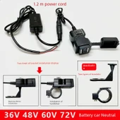 Elektrikli Araç Şarj Cihazı 36V-90V 2.1A Çift Port Standart Model - 1