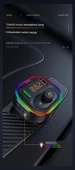 Bluetooth FM Verici MP3 Çalar Araç Şarj Cihazı - Özel Versiyon + Streamer Hızlı Şarj Kablosu - 11