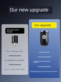 Volkswagen Tanyue Uyumlu 120W Gizli Araç Şarj Cihazı - Siyah - 4