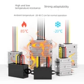 12V - 24V DC Yükseltici Dönüştürücü - Y2-12V - 24V3A Büyük Alüminyum - 5