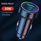 Araç Şarj Cihazı - 30W - Siyah - 1
