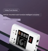 Oto 12V Yüksek Güç Hızlı Şarj Dönüştürücü - Geliştirilmiş Sayısız Ekran Yavaş Şarj - 8
