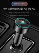 Volkswagen Polo Araç Şarj Cihazı Çift USB 36W - Siyah + 3'ü 1 Arada Kablo - 2
