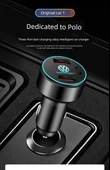 Volkswagen Polo Araç Şarj Cihazı Çift USB 36W - Siyah - 7