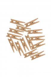 DEKORATİF MANDAL KRAFT 100LÜ - 1