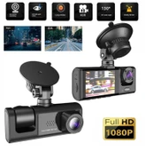 1080P HD Araç İçi Kamera - Çift Kamera, WiFi, Mobil Bağlantı, 64GB Hafıza Kartı - 7
