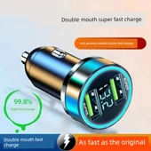 240W Araç Şarj Cihazı - 3.1A Sabit Dijital Ekran - 8