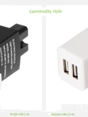 Elektrikli Motosiklet USB Şarj Cihazı 2A Beyaz Çift USB - Kablosuz - 5