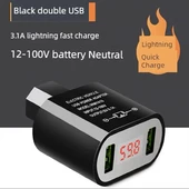 Elektrikli Araç Şarj Cihazı 2A Çift USB - İki Adet - 2