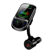 Oto MP3 Çalar - Hyundai + 3'ü 1 Arada Data Kablosu, Bluetooth 5.0, QC3.0 Hızlı Şarj - 1