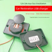 Standart Araç USB Şarj Aleti 12V-24V 3.1A Kırmızı thumbnail 2