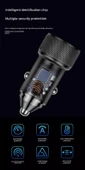 Çift Portlu QC2.0 PD12W Araç Şarj Cihazı - Siyah - 6