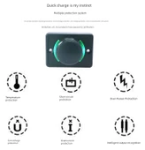 Standart Araç USB Şarj Aleti 12V-24V 3.1A Kırmızı thumbnail 5