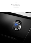 25W Mini Metal Araç Şarj Cihazı - Orijinal Hızlı Şarj Kablolu - 9