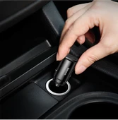 25W Mini Metal Araç Şarj Cihazı - Manyetik Hızlı Şarj Kablolu - 10