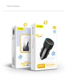 Çift Portlu QC2.0 PD12W Araç Şarj Cihazı - Siyah - 10