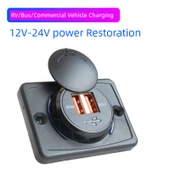 Standart Araç USB Şarj Aleti 12V-24V 3.1A Kırmızı thumbnail 3