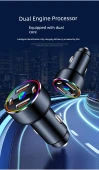 Xiaomi Su7max/Pro Araç Şarj Cihazı - 336W Süper Hızlı Şarj - Siyah + Üçü Bir Arada Data Kablosu - 11