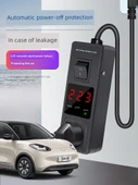 3.5KW Taşınabilir EV Şarj Cihazı - Akıllı Ekranlı - 5 Metre - 3