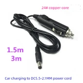 12-24V 2A Araç Çakmak - DC5.5 Subwoofer/Hava Temizleyici Şarj Kablosu - 3M + 1.5M Uzatma thumbnail 6