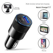 Araç Şarj Cihazı - Çift USB Portlu - Siyah - 3